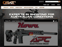 Tablet Screenshot of osaaustralia.com.au